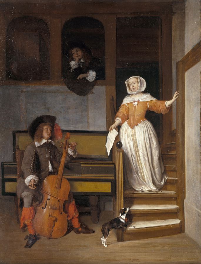 Gabriël Metsu (1629-1667) El jugador del violoncelo