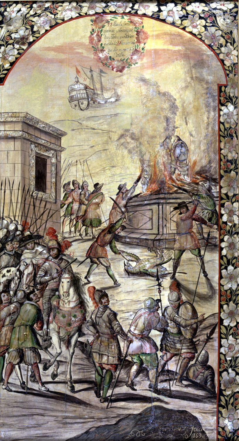 Conquista de México Destrucción de Tenochtitlan