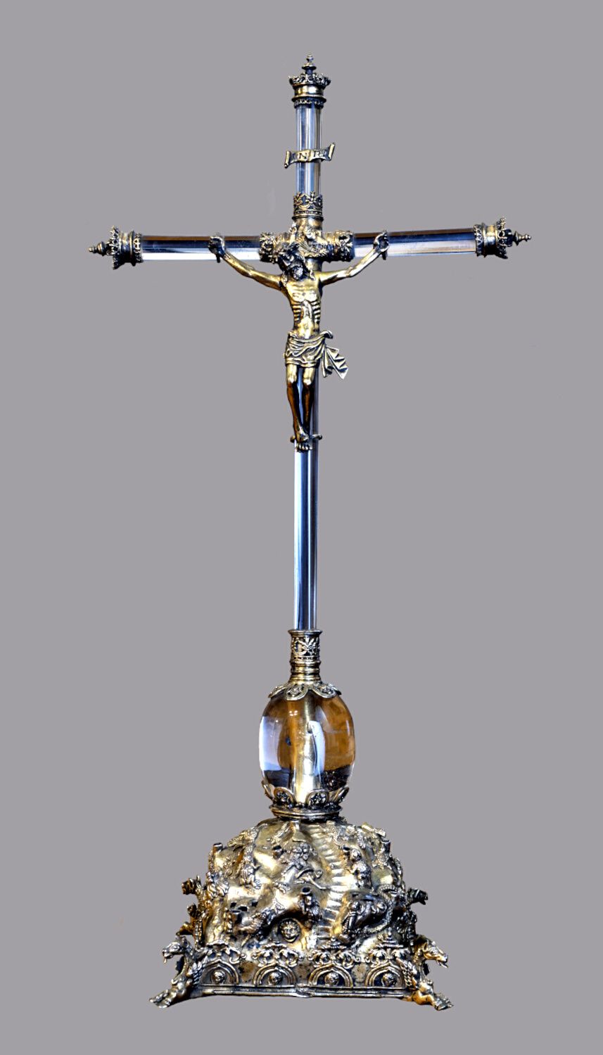 Cruz de altar Obrador novohispano