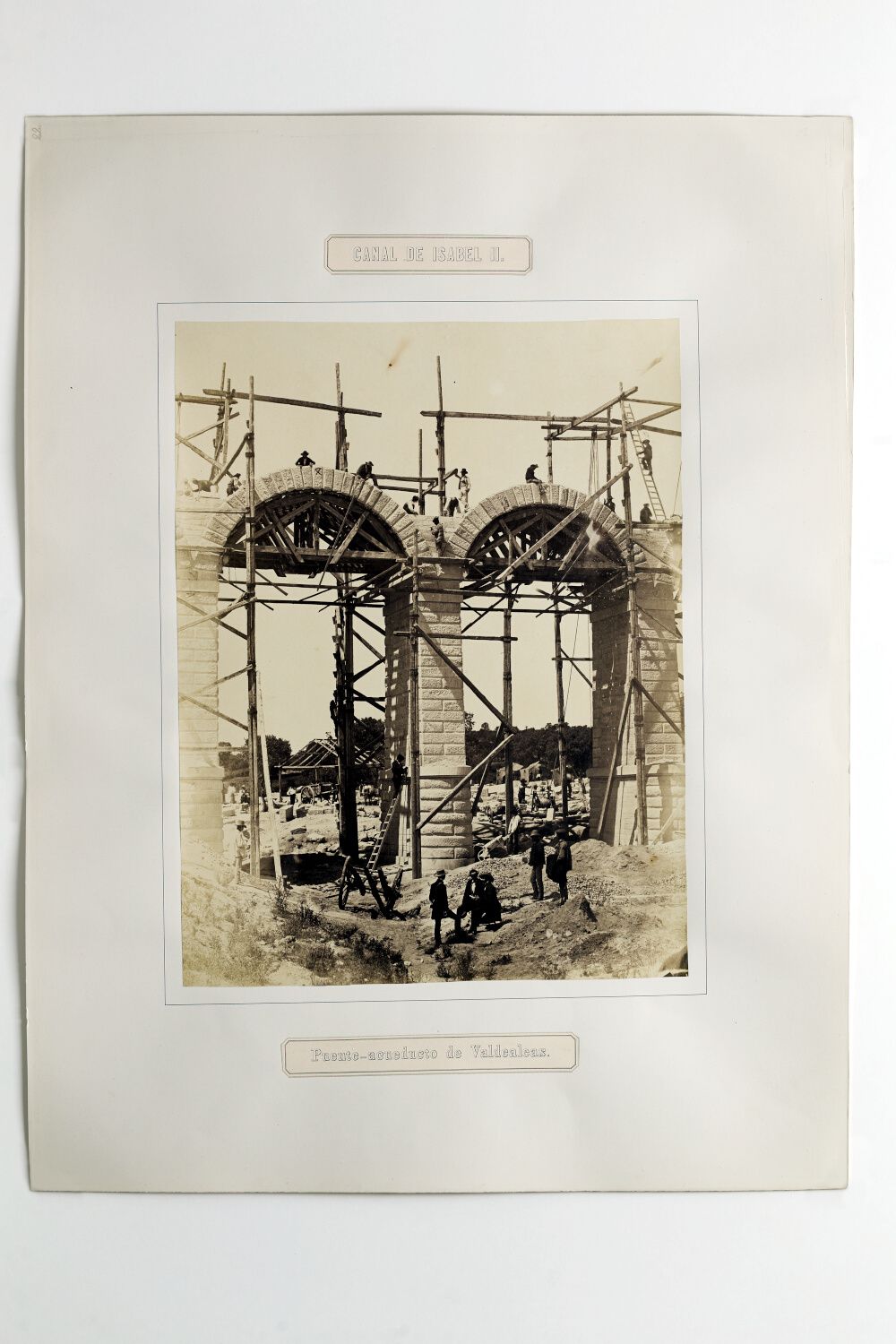 Puente acueducto de Valdealeas. 1858. Real Academia de Bellas Artes de San Fernando (Madrid). Biblioteca 