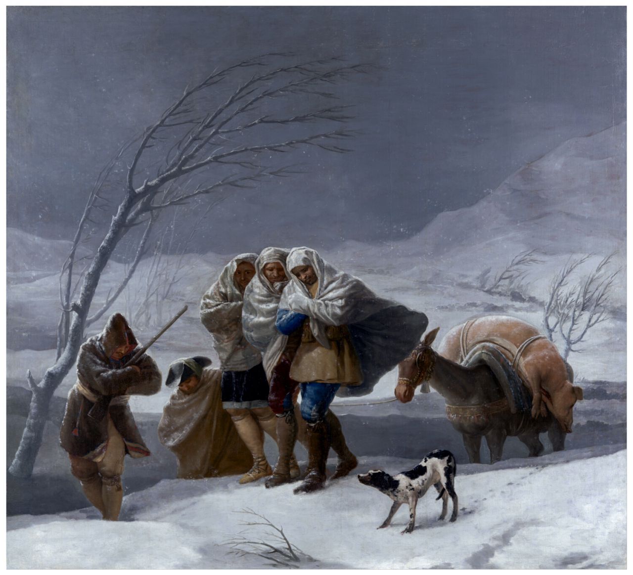 La nevada o El invierno Francisco de Goya Madrid