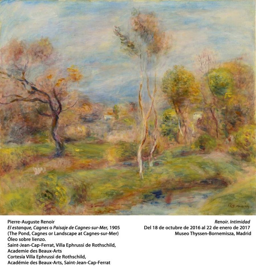El estanque, Cagnes