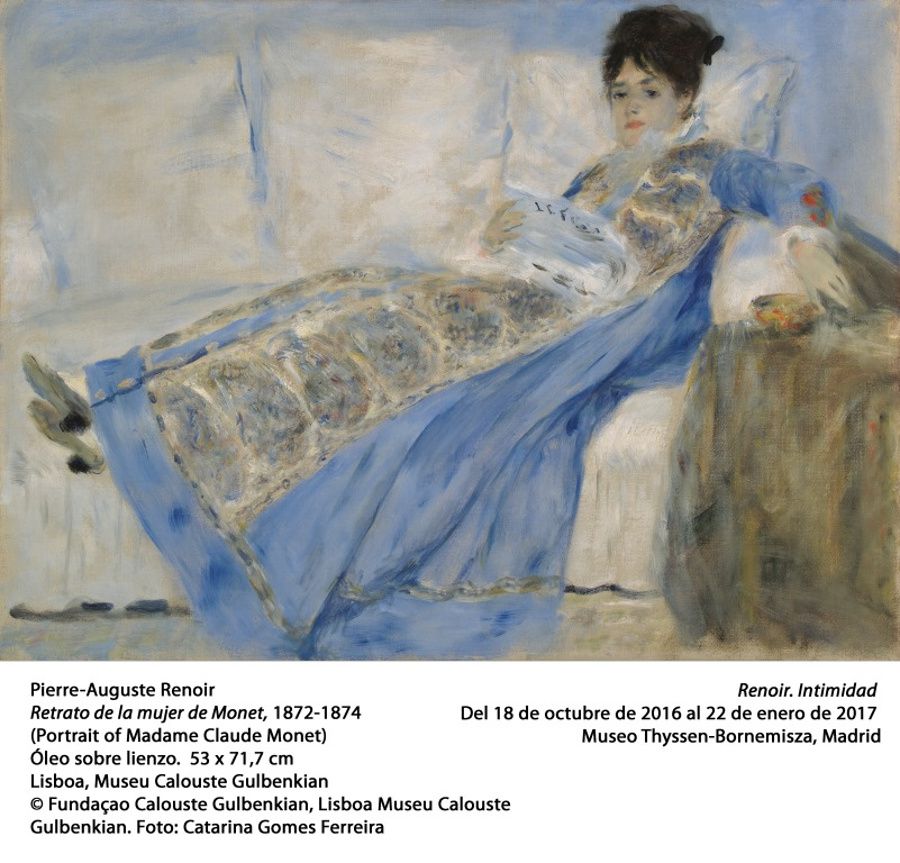 Retrato de la mujer Monet