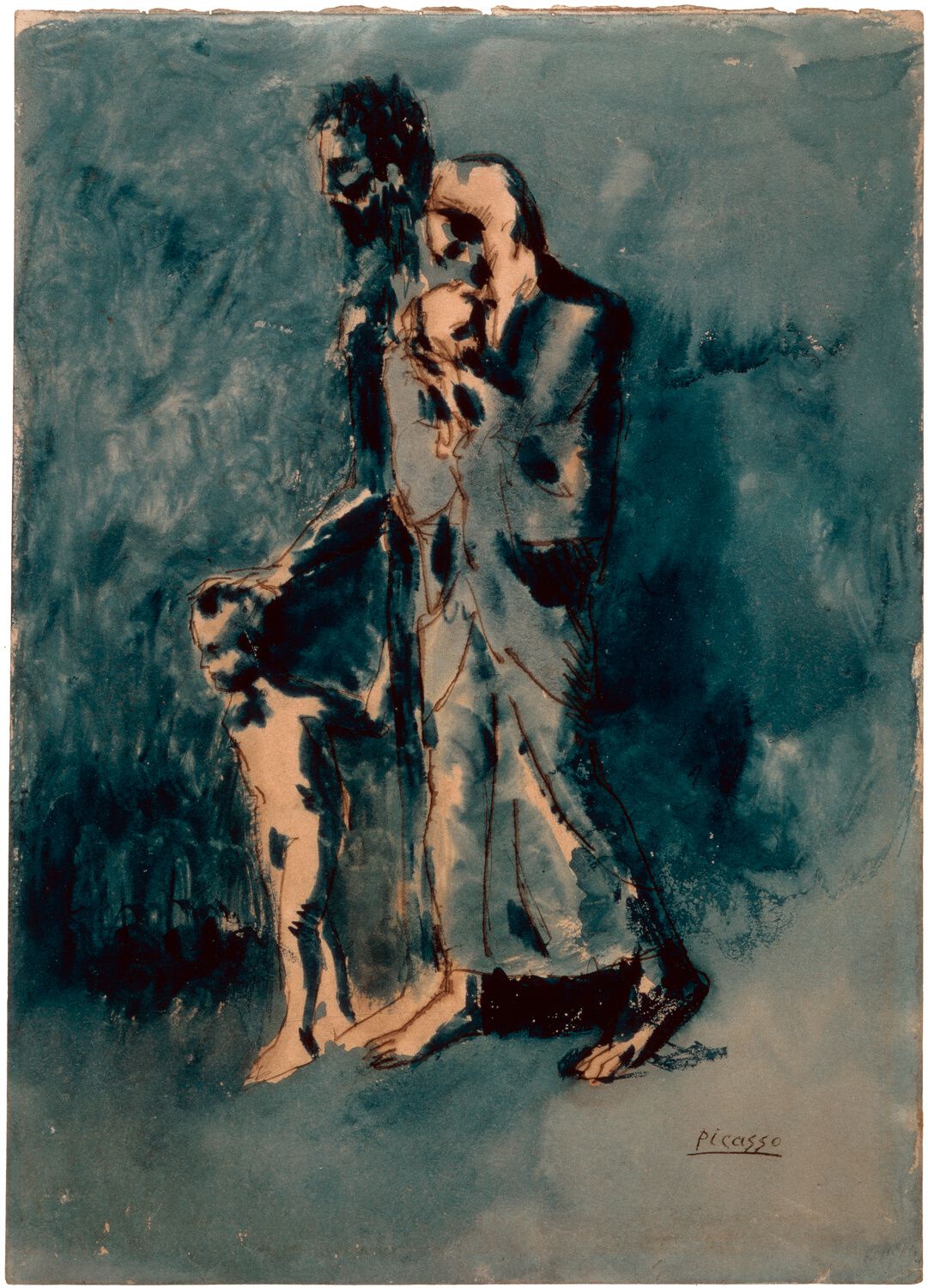 Pablo Picasso Les misérables (Pauvreté),1903