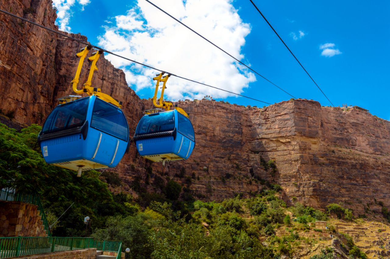 Teleférico en Abha