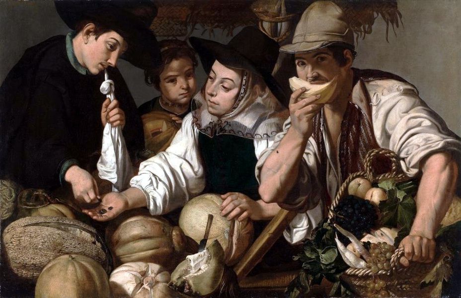 Vendedores de frutas. Jerónimo Jacinto Espinosa