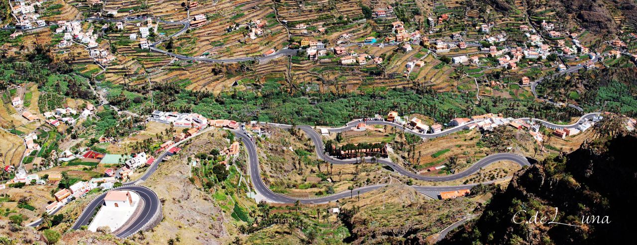 Panoramica valle Gran Rey (La Gomera)