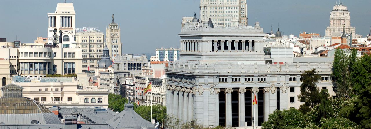 Panorámica de la ciudad de Madrid desde el Ayuntamiento (Madrid)