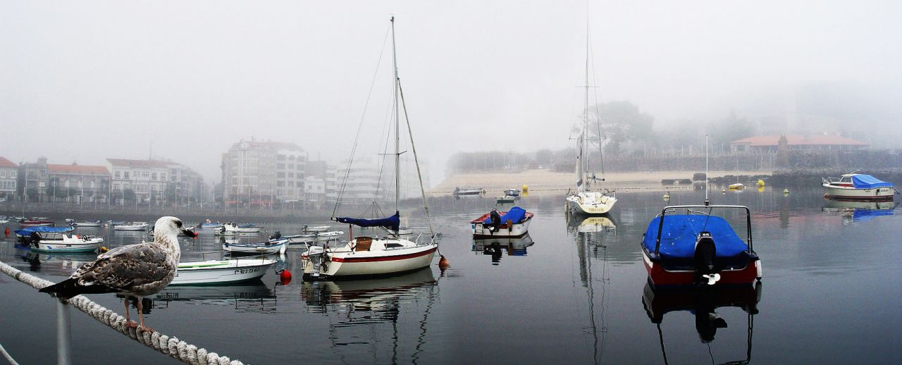 Panorámica Baiona (Galicia)