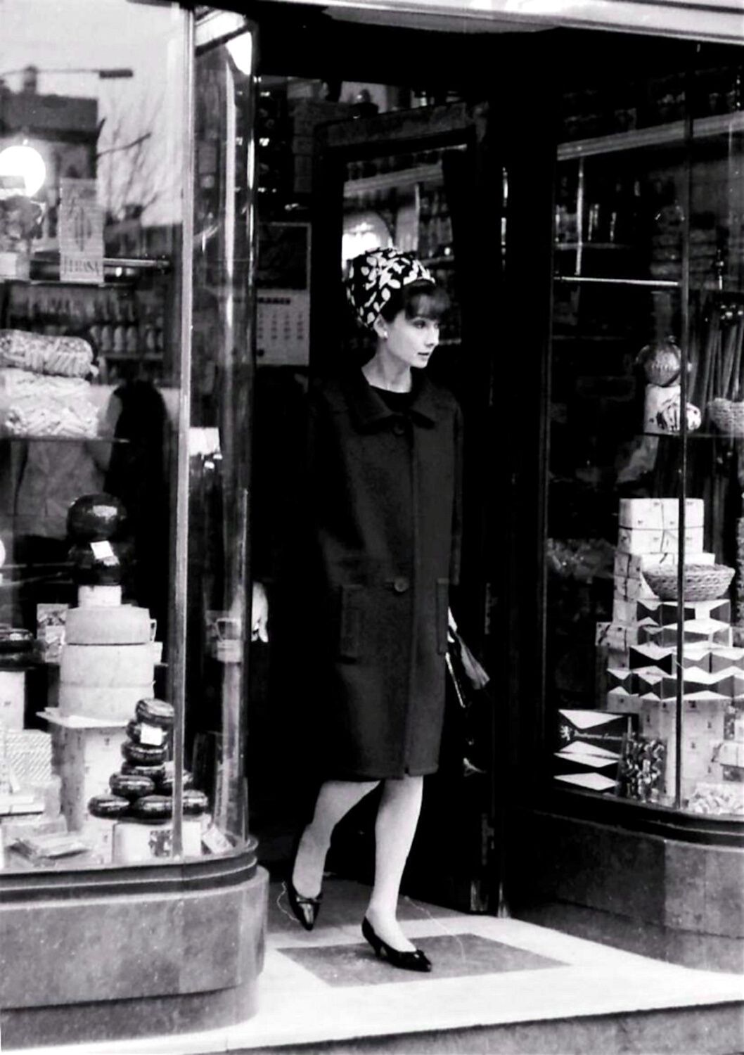 Audrey Hepburn de compras