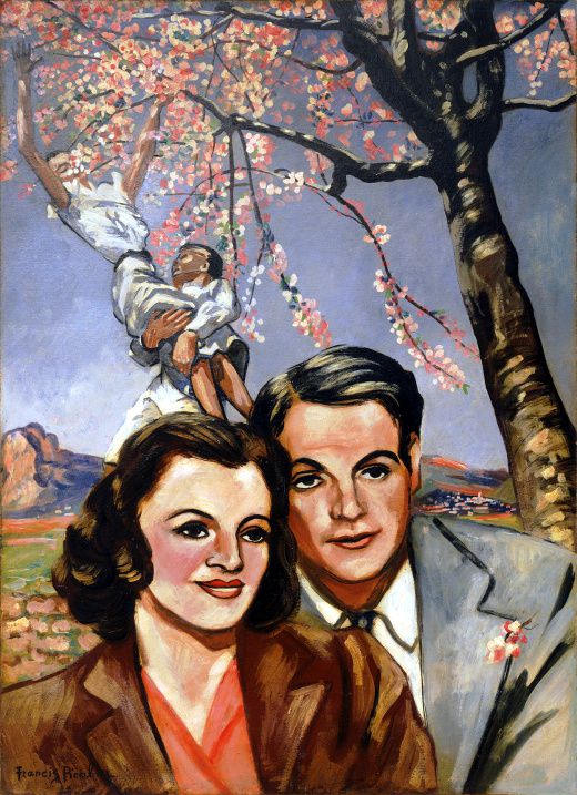 Portrait dun couple unframed