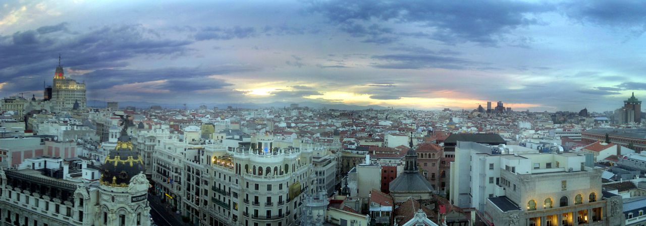 Panorama terraza Círculo de Bellas Artes