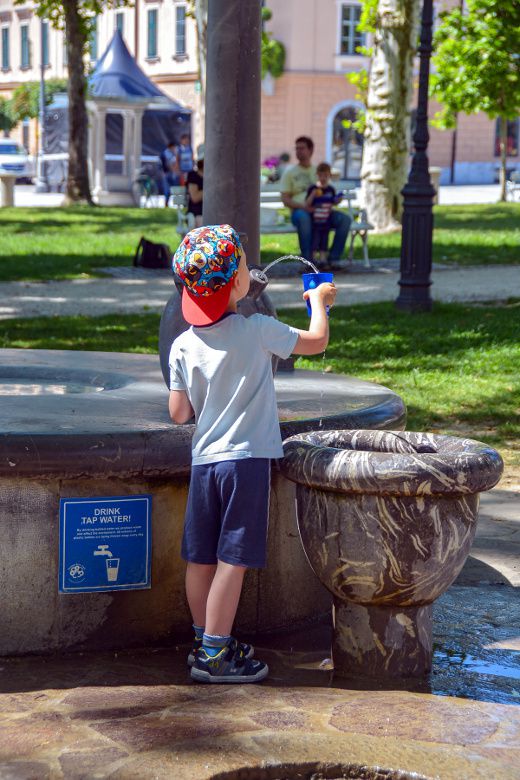 Fuente de agua potable