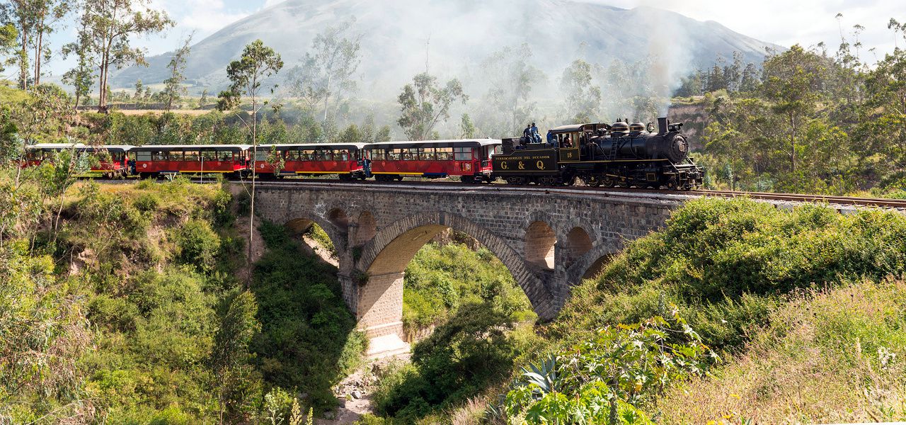 Tren en Ecuador.
