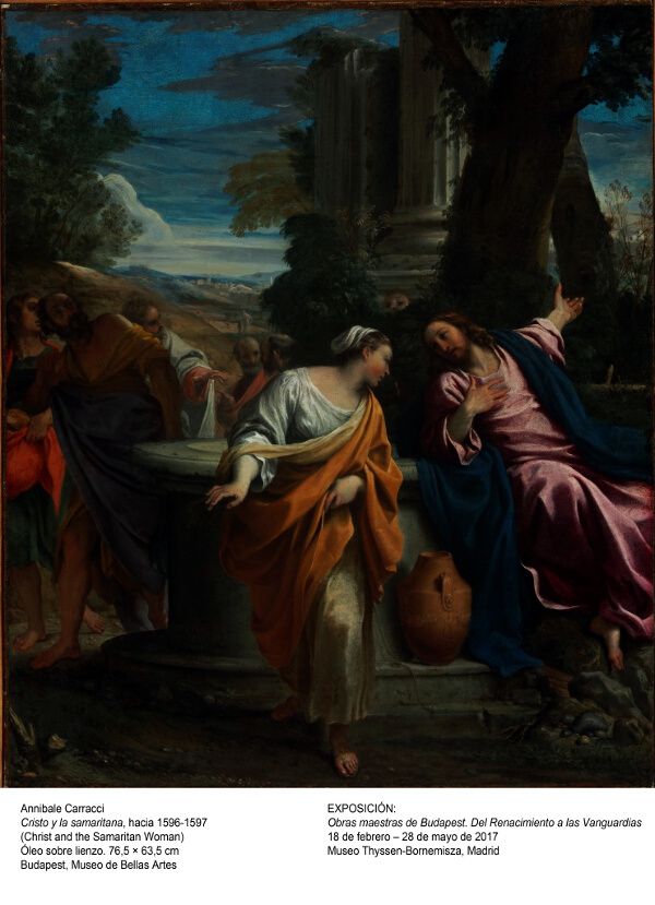 Carracci. Cristo samaritana
