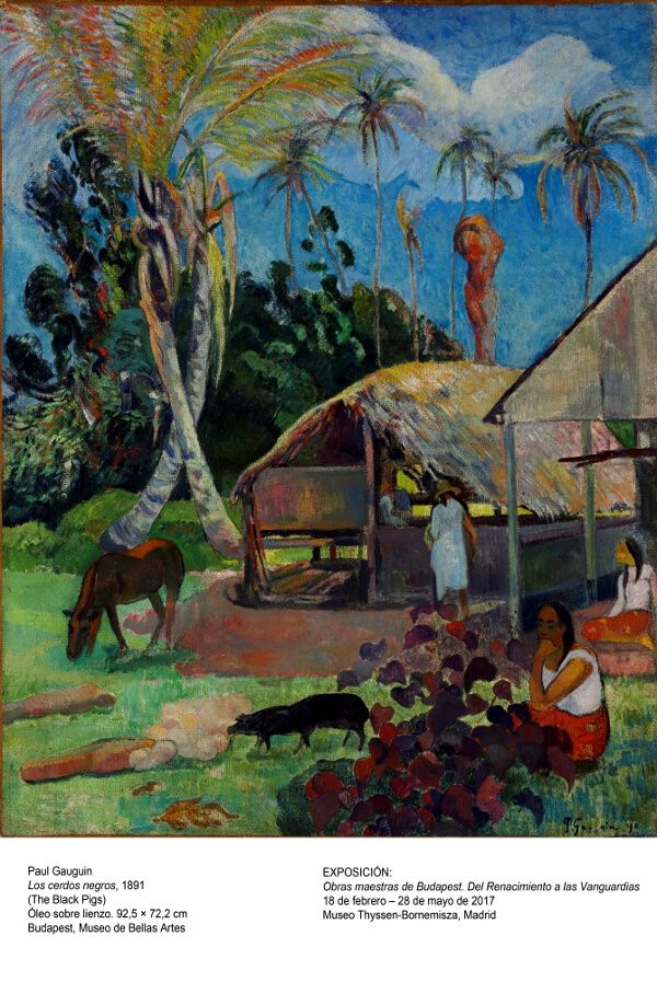 Gauguin. Cerdos