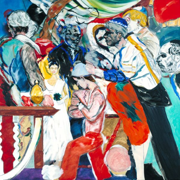 R. B. Kitaj (1932 - 2007)
La boda
1989-1993
Óleo sobre lienzo
183 x 183 cm
Tate: Donación del artista, 1993 