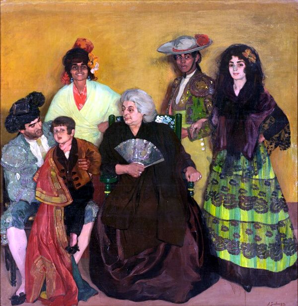 La familia del torero gitano Zuloaga Óleo sobre lienzo, 220 cm. x 205 cm. 1903