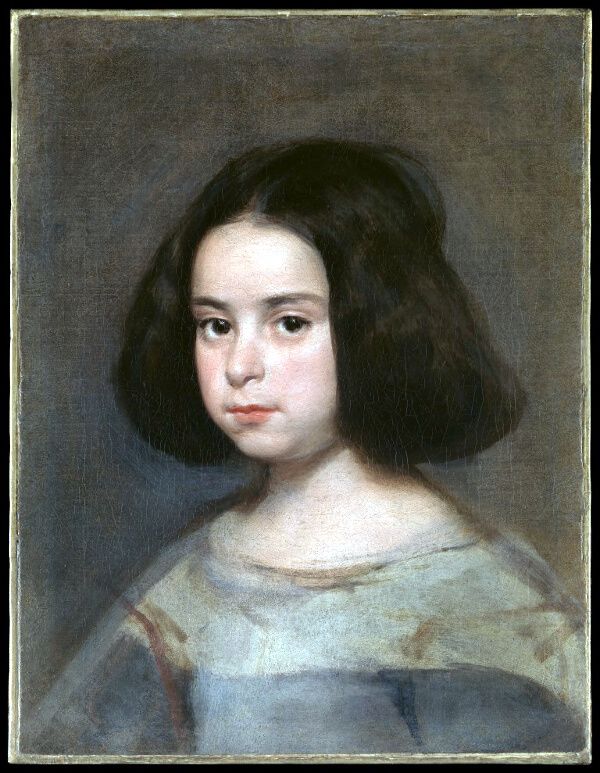 Retrato de niña Velázquez Óleo sobre lienzo, 51,5 x 41 cm ca. 1638-44