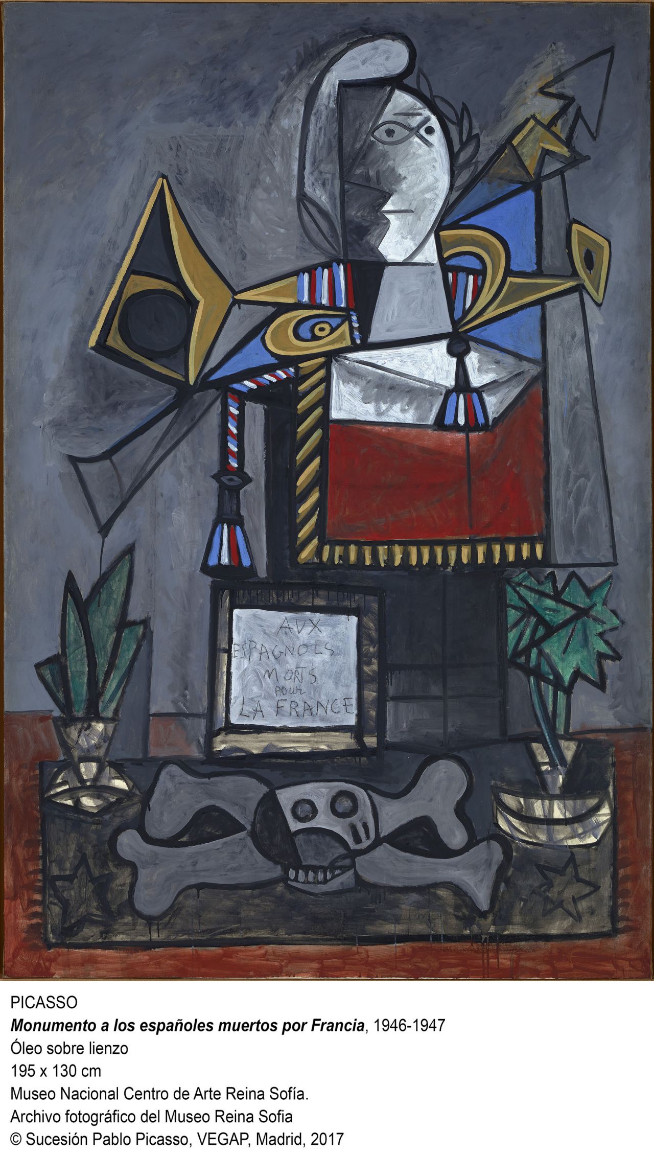 Picasso. Monumento a los españoles muertos por Francia