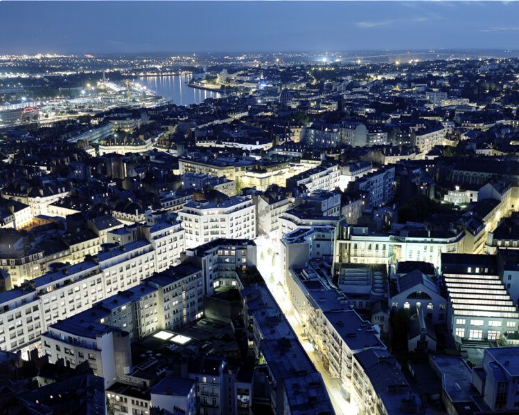 Nantes. Vista aérea