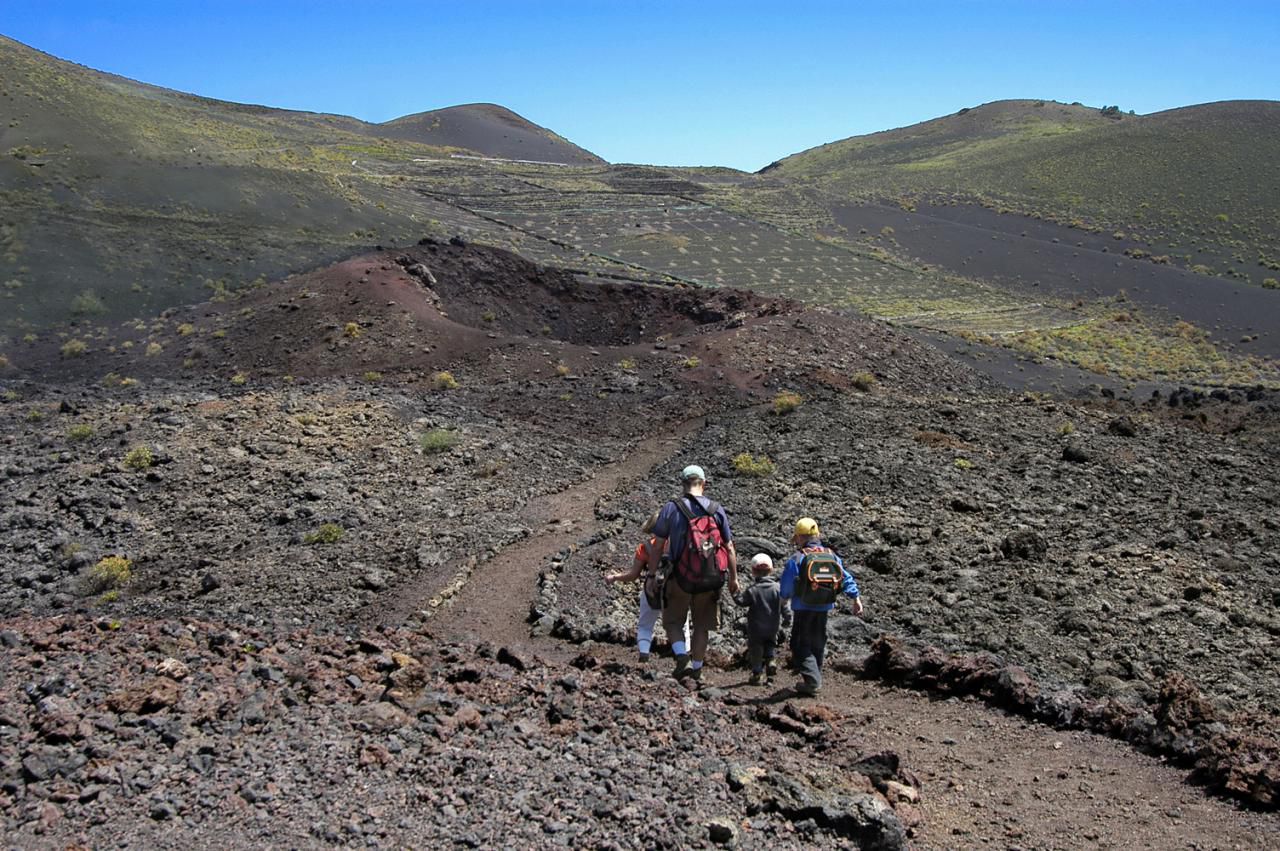 Caminando entre volcanes