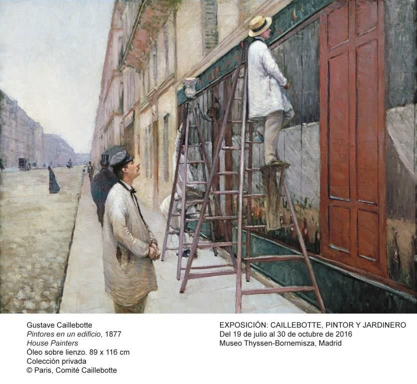 Pintores de un edificio, 1877
