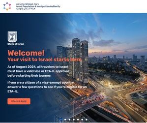 Necesaria la Autorización Electrónica de Viaje (ETA-IL) a partir del 1 de agosto para viajar a Israel