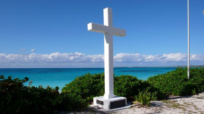 San Salvador, la primera isla divisada por Colón al otro lado del Atlántico