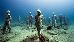 El pueblo subacuático de Lanzarote