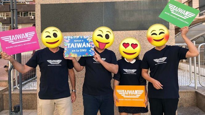 Taiwán recupera con camisetas de Top Gun y pide apoyo para su participación en la ONU