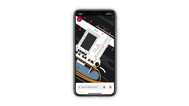 Nueva función en la aplicación de Emirates para guiar a los pasajeros en el aeropuerto