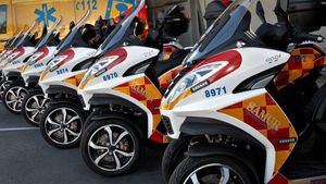Peugeot Motocycles entrega a Samur–Protección Civil de Madrid con 7 Peugeot Metropolis