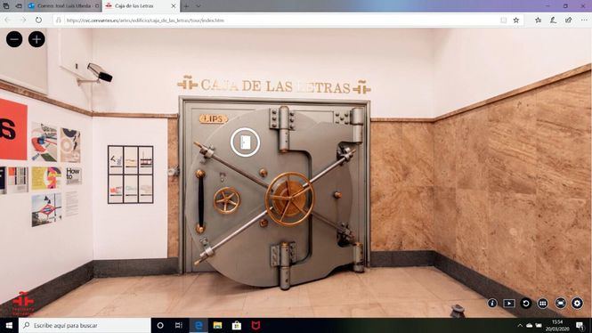 El Instituto Cervantes lanza la primera visita virtual a la Caja de las Letras