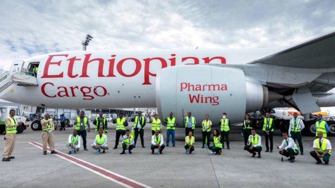Ethiopian Airlines distribuye a 39 países africanos equipamiento médico