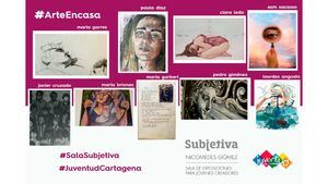 La Sala Subjetiva ofrece visitas online a las exposiciones de jóvenes artistas cartageneros