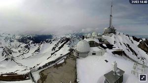 Una web permite disfrutar de las recientes nevadas del Pirineo francés desde casa