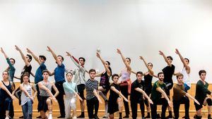 Una clase de ballet a guitarra