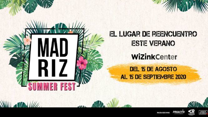 Madriz Summer Fest: vuelve la música en verano alWiZink Center
