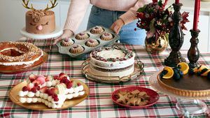 Tartas y dulces de Navidad