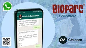 BIOPARC Fuengirola ofrece a los niños la posibilidad de escribir al emisario real por WhatsApp