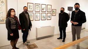 El Palacio Molina acoge la exposición Mástil, el primer poemario de Antonio Oliver