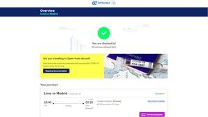 Air Europa primera aerolínea en integrar la verificación digital sanitaria del pasajero de Amadeus