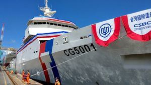 Inaugurado el buque de guardacostas más grande de Taiwán