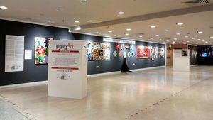 Exposición colectiva de arte interactivo en El Corte Inglés promovida por Infinity Art y la UPV