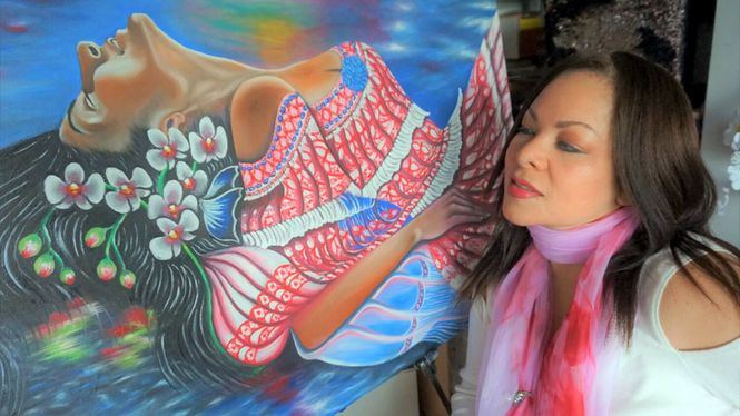 La pintora Lineth Márquez presenta en Marbella la exposición Esencia panameña
