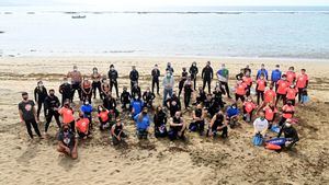 Limpieza de fondos en la playa de Las Canteras en el Día Mundial de los Océanos