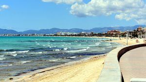 En Palma de Mallorca, cinco playas y ocho zonas de baño