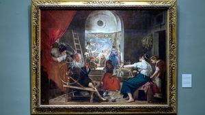 El Museo del Prado restituye la visión original de Las hilanderas de Velázquez