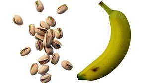 Los pistachos son ricos en tiamina y una fuente de vitamina B6, B1, B2 y riboflavina